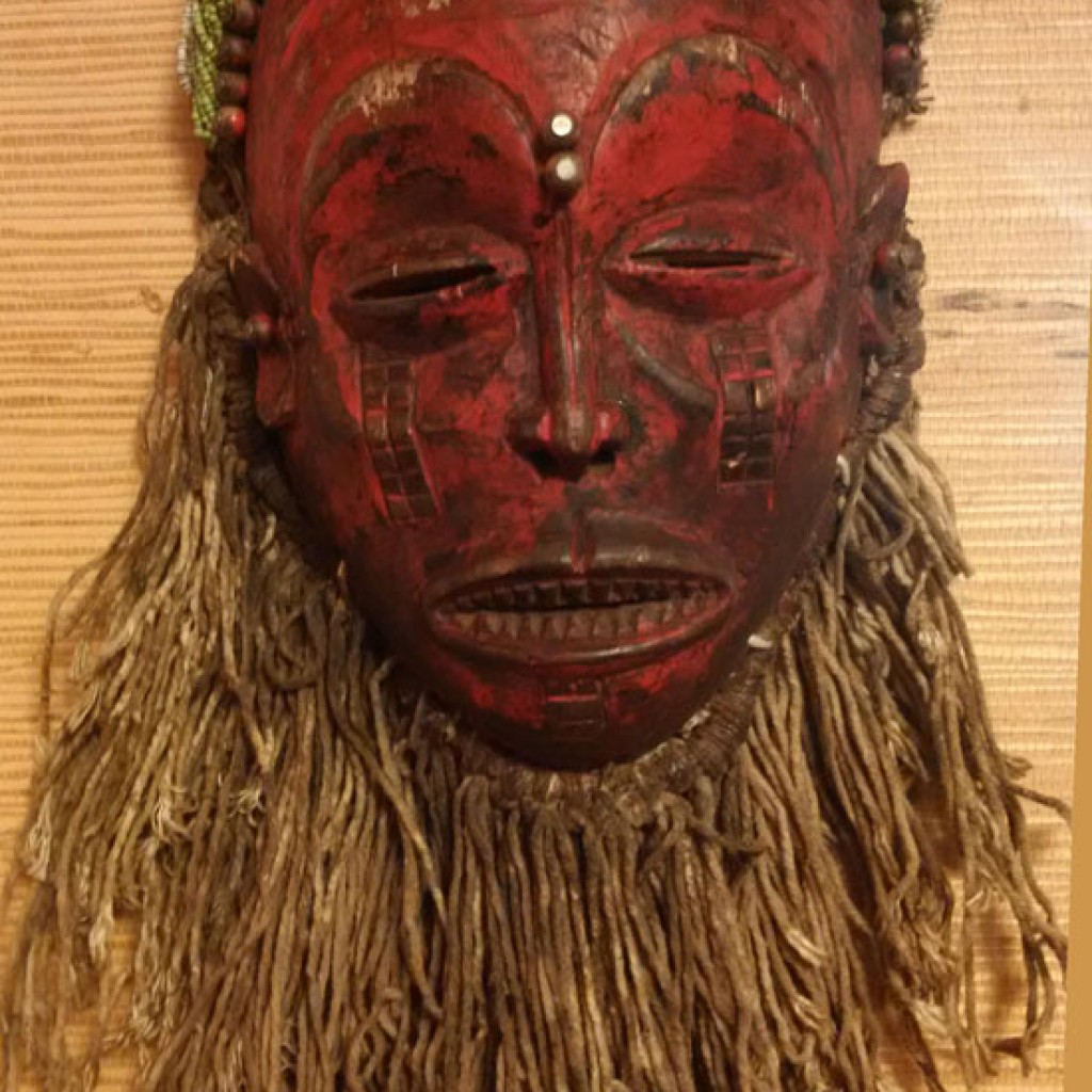 Red Mwana Pwo Mask Masks Of The World