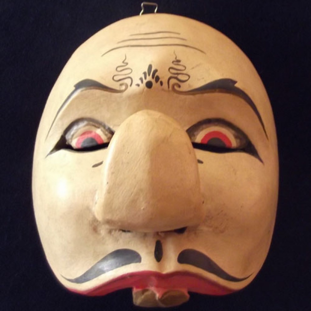 Comedy character from Java Masks of the World