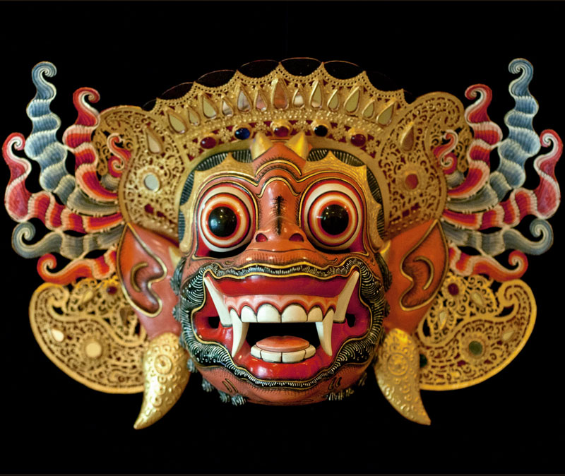 Bali Monkey King Mask - Subali