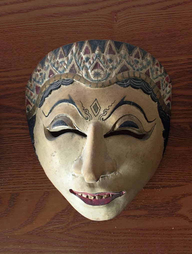 Classic dance mask from Java Masks of the World