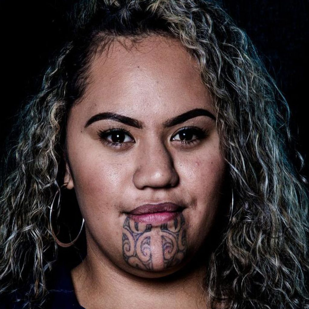 Female Maori Chin Markings