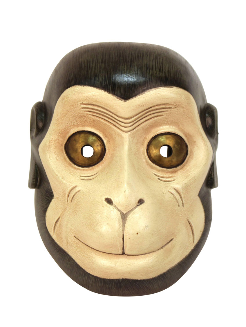 Japanese Noh theater monkey mask – Masks of World