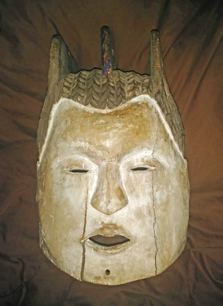 Janus head mask from Africa Masks of the World